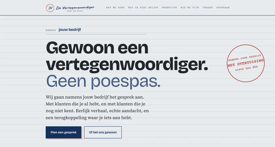 De Vertegenwoordiger